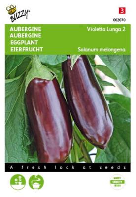 Aubergine Halflange Violette - Buzzy