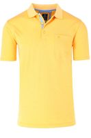 Redmond Casual Regular Fit Polo shirt Korte mouw geel