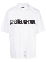 Neighborhood chemise à logo imprimé - Blanc