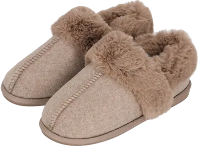 Apollo Home Boots Felt + Fur Pantoffels