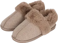 Apollo Home Boots Felt + Fur Pantoffels