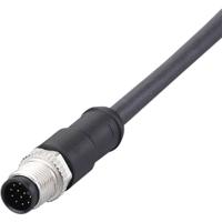 ifm Electronic E12455 Verbindingskabel Aantal polen (sensoren): 12 Stekker, recht 5 m 1 stuk(s)