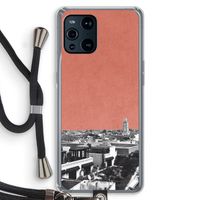 Marrakech Skyline : Oppo Find X3 Pro Transparant Hoesje met koord