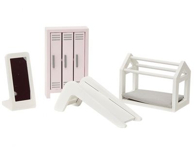 byAstrup houten poppenhuis speelkamer 4 delig wit byAstrup houten poppenhuis speelkamer 4 delig wit