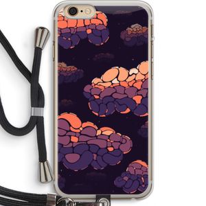Patroon Wolken: iPhone 6 PLUS / 6S PLUS Transparant Hoesje met koord