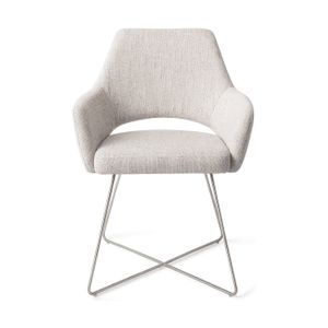Jesper Home Yanai eetkamerstoel Pigeon cross steel