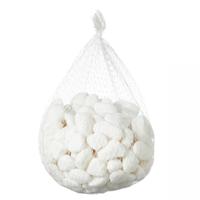 Decoratie stenen in het wit - 4x kilo - voor in een glazen vaas/potje/aquarium - mini steentjes