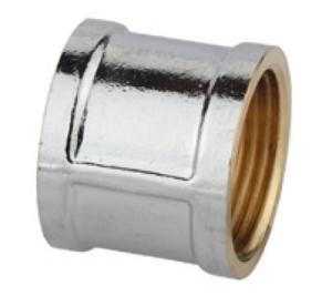 Kirchhoff Messing dubbele sokkel, chroom, 1/2"IT - 989362155