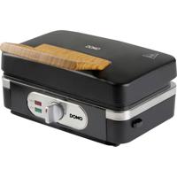 DOMO SANDWICH-WAFFEL-GRILL 3-IN-1 INKY BLACK Tosti-apparaat Zwart