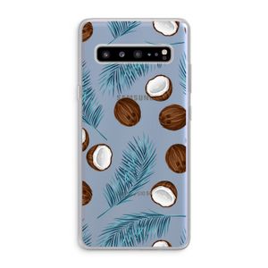 Kokosnoot roze: Samsung Galaxy S10 5G Transparant Hoesje