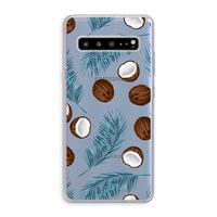 Kokosnoot roze: Samsung Galaxy S10 5G Transparant Hoesje