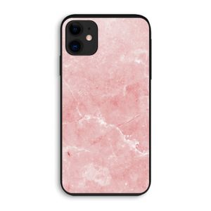 Roze marmer: iPhone 11 Biologisch afbreekbaar hoesje