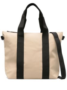 Rains logo-debossed waterproof tote bag - Tons neutres