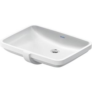 Duravit No.1 inbouwwastafel 55x40x16cm inbouw Hoogglans Wit 03955500282