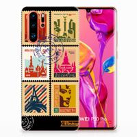 Huawei P30 Pro | Silliconen Back Cover | Postzegels