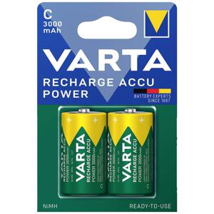 Oplaadbare C batterij (baby) Varta RECH.AC.Power C3000mAh BLI2 NiMH 1.2 V 3000 mAh 2 stuk(s)