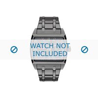 Diesel horlogeband DZ1706 Roestvrij staal (RVS) Grijs 30mm - thumbnail