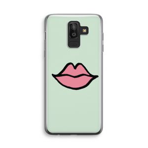 Kusje: Samsung Galaxy J8 (2018) Transparant Hoesje