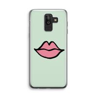 Kusje: Samsung Galaxy J8 (2018) Transparant Hoesje