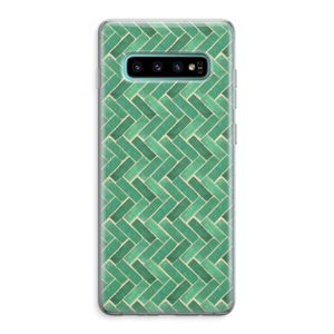 Moroccan tiles 2: Samsung Galaxy S10 Plus Transparant Hoesje