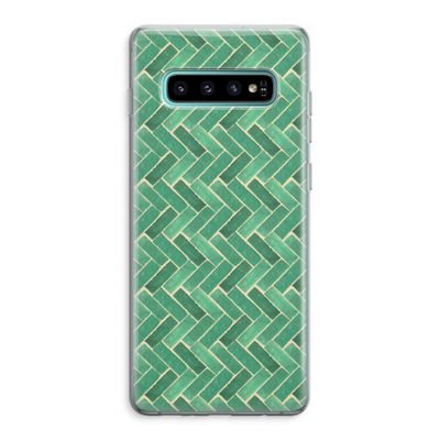 Moroccan tiles 2: Samsung Galaxy S10 Plus Transparant Hoesje