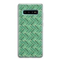 Moroccan tiles 2: Samsung Galaxy S10 Plus Transparant Hoesje