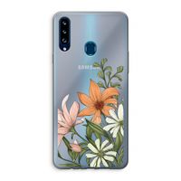 Floral bouquet: Samsung Galaxy A20s Transparant Hoesje