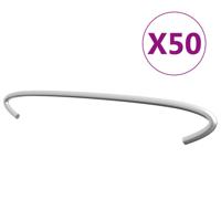 VidaXL Gabionhaken 50 st 40 cm gegalvaniseerd staal VidaXL Gabionhaken 50 st 40 cm gegalvaniseerd staal