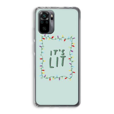 It's Lit: Xiaomi Redmi Note 10 Pro Transparant Hoesje