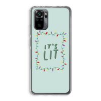 It's Lit: Xiaomi Redmi Note 10 Pro Transparant Hoesje
