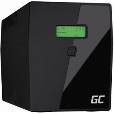 Green Cell UPS09 UPS Line-interactive 3000 VA 1400 W 5 AC-uitgang(en)