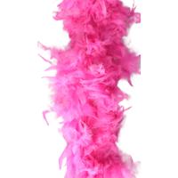 Party Sierveren Boa - Carnaval verkleed accessoire - fuchsia roze - 180 cm - 50 gram