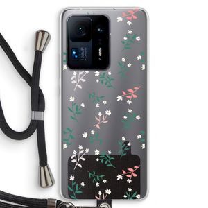 Small white flowers: Xiaomi Mi Mix 4 Transparant Hoesje met koord
