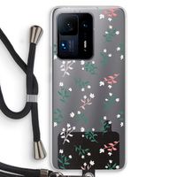 Small white flowers: Xiaomi Mi Mix 4 Transparant Hoesje met koord