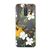 No flowers without bees: Samsung Galaxy A6 Plus (2018) Transparant Hoesje