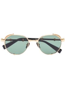 Balmain Eyewear lunettes de soleil Brigade - Or