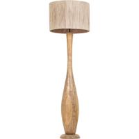 LED Vloerlamp - Trion Bota - 1 Lichtpunt - E27 Fitting - Rond - Bruin - Natuurhout