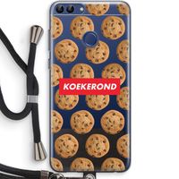 Koekerond: Huawei P Smart (2018) Transparant Hoesje met koord