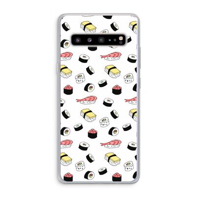 Sushi time: Samsung Galaxy S10 5G Transparant Hoesje