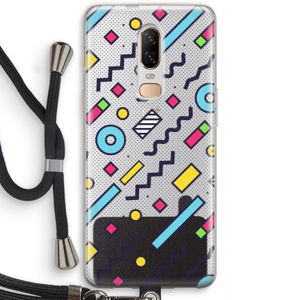 8-bit N°8: OnePlus 6 Transparant Hoesje met koord