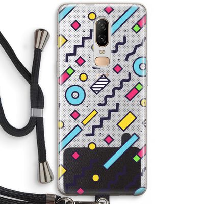 8-bit N°8: OnePlus 6 Transparant Hoesje met koord
