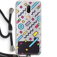 8-bit N°8: OnePlus 6 Transparant Hoesje met koord