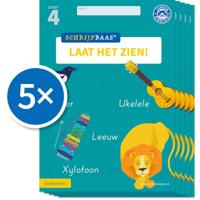 Schrijfbaas Blokletters Laat het zien-boek Groep 4 (Set van 5) (Paperback)