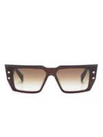 Balmain Eyewear BVI cat-eye frame sunglasses - Marron