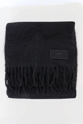 Ami Paris shawl Oversize AMI zwart