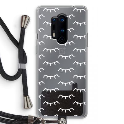 Wimpers: OnePlus 8 Pro Transparant Hoesje met koord