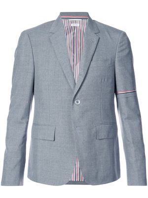 Thom Browne blazer à détail rayé - Gris