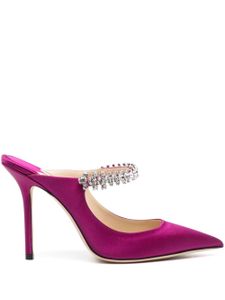 Jimmy Choo mules Bing 100 mm à ornements - Violet