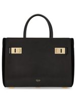 Ferragamo grand sac à main à boulces Gancini - Noir Ferragamo grand sac à main à boulces Gancini - Noir