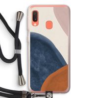 Geo #1: Samsung Galaxy A20e Transparant Hoesje met koord